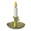 Hexensymbole Kerze - Rituale für das Element Feuer